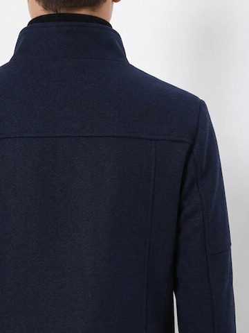 ALLTHEMEN Winter coat 'Nahtverlauf' in Blue