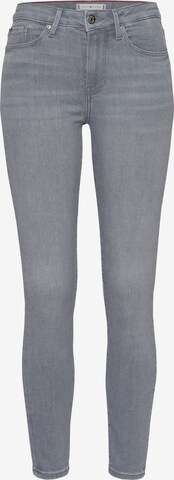 TOMMY HILFIGER Skinny Jeans 'Como' in Grey: front