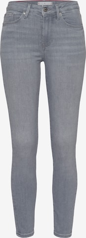 TOMMY HILFIGER Skinny Jeans 'Como' in Grijs: voorkant