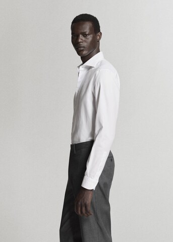 MANGO MAN Slim Fit Hemd 'Marta' in Weiß