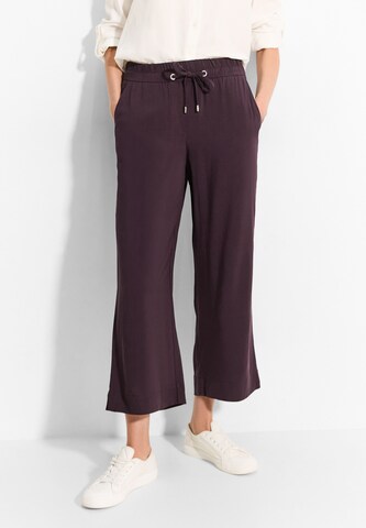 CECIL Wide leg Pants in Purple: front