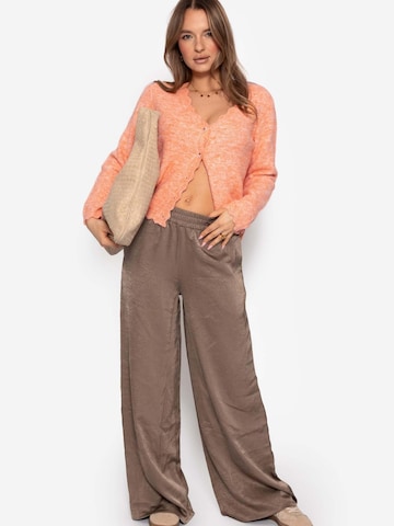 SASSYCLASSY Knit cardigan in Orange