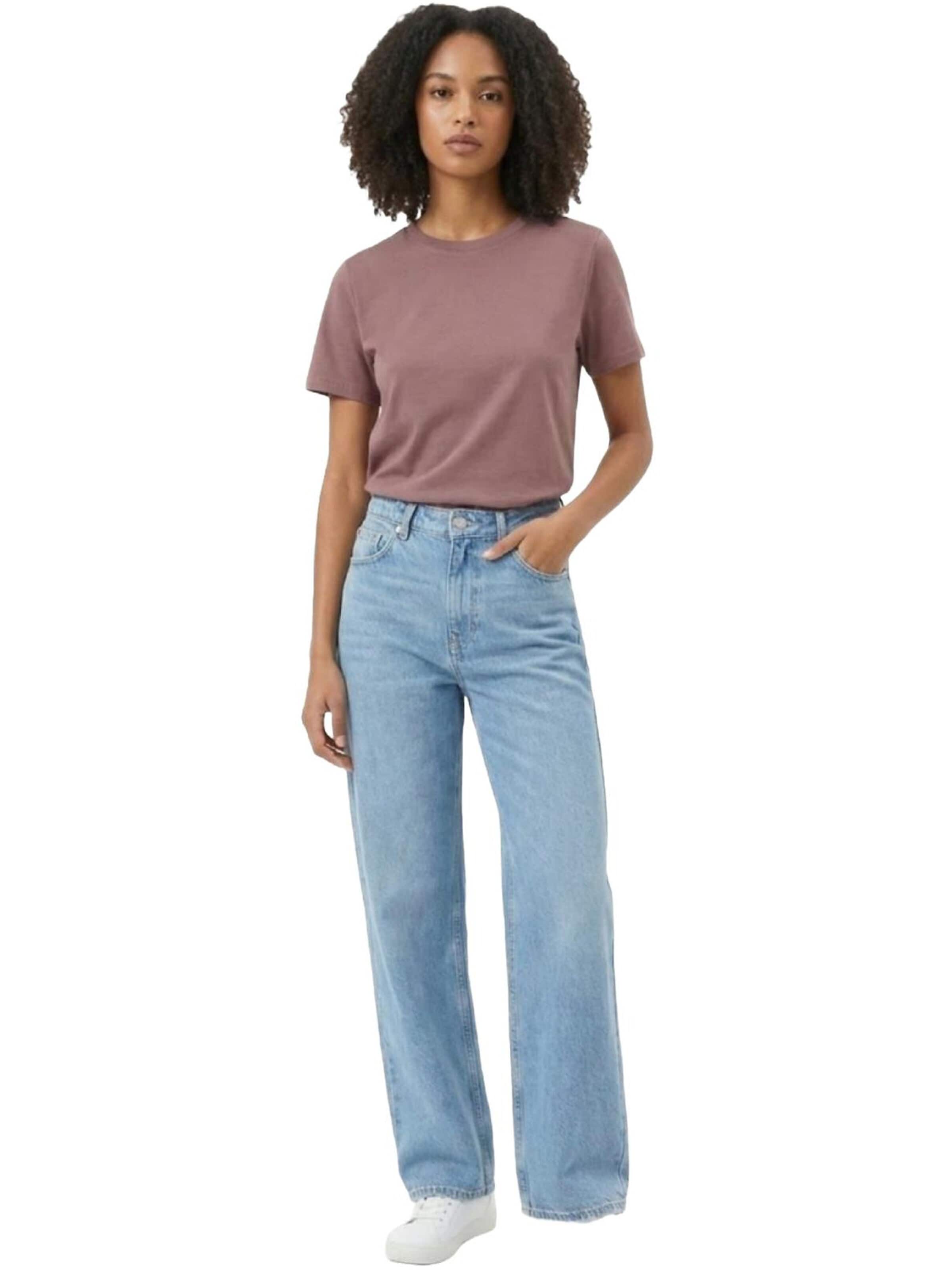 LTB Jeans Shirt 'Basic T-Shirt' in Brown: front
