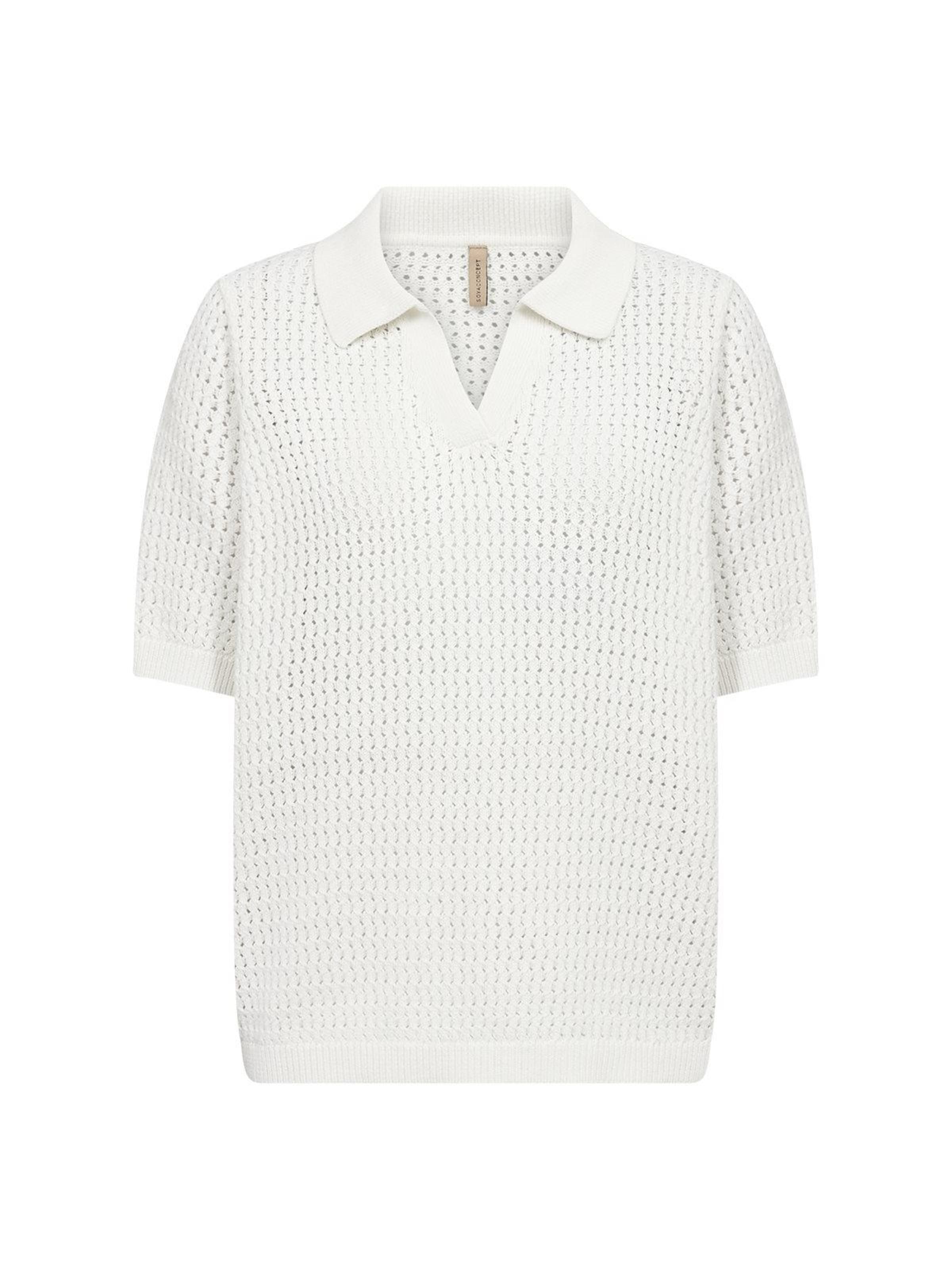 Soyaconcept Gebreide top 'Soyaconcept Denefa offwhite' in Wit