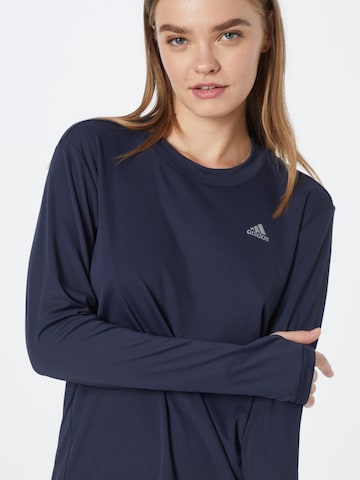 ADIDAS SPORTSWEAR Performance Shirt '3-Stripes Brand Love' in Blue