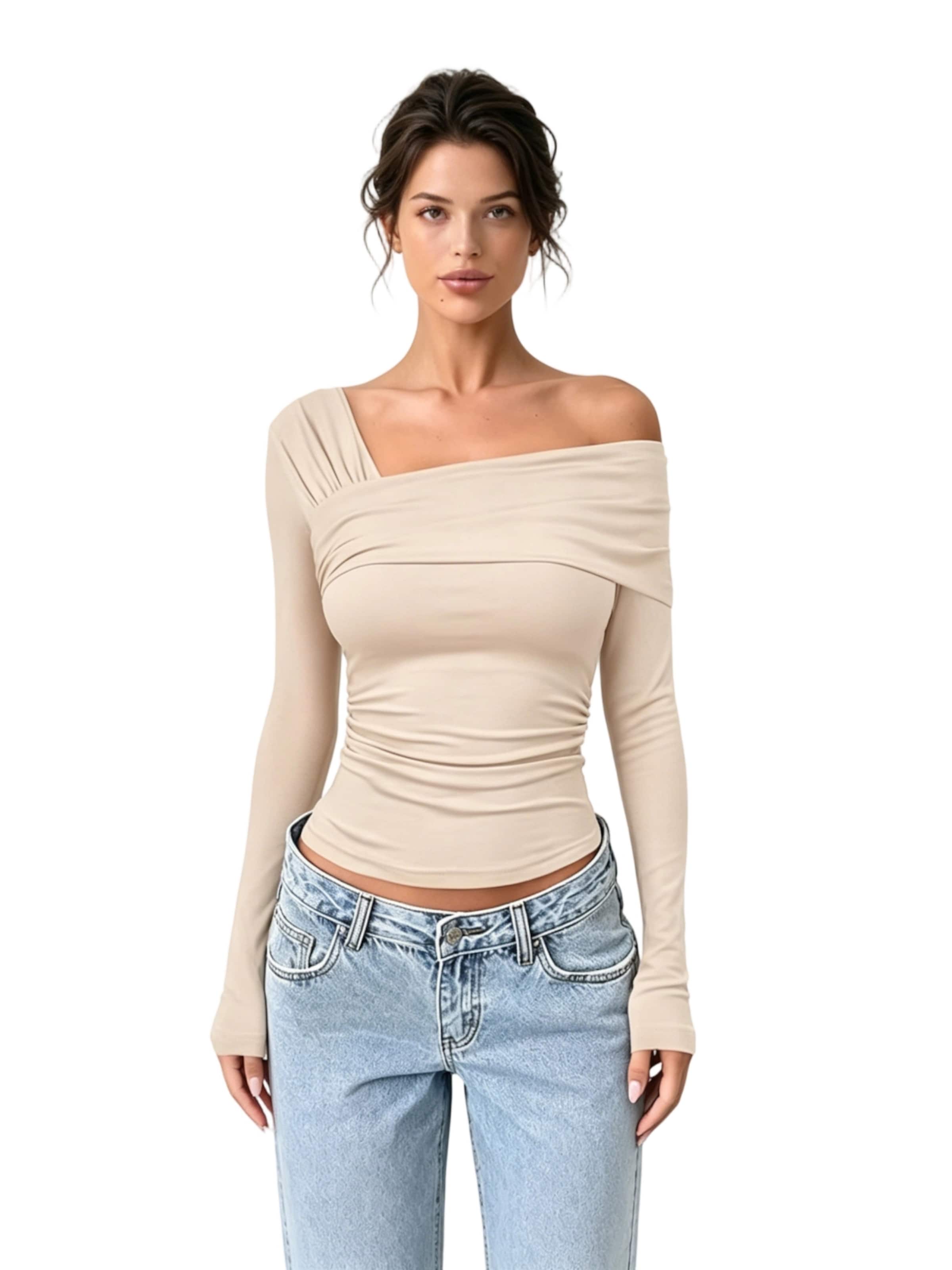 Yesfashion Top in Beige: Vorderseite