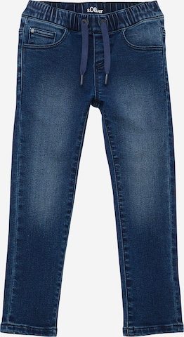 s.Oliver Slimfit Jeans 'Brad' in Blauw: voorkant