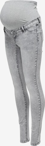 Only Maternity Skinny Jeans 'Rose' in Grau