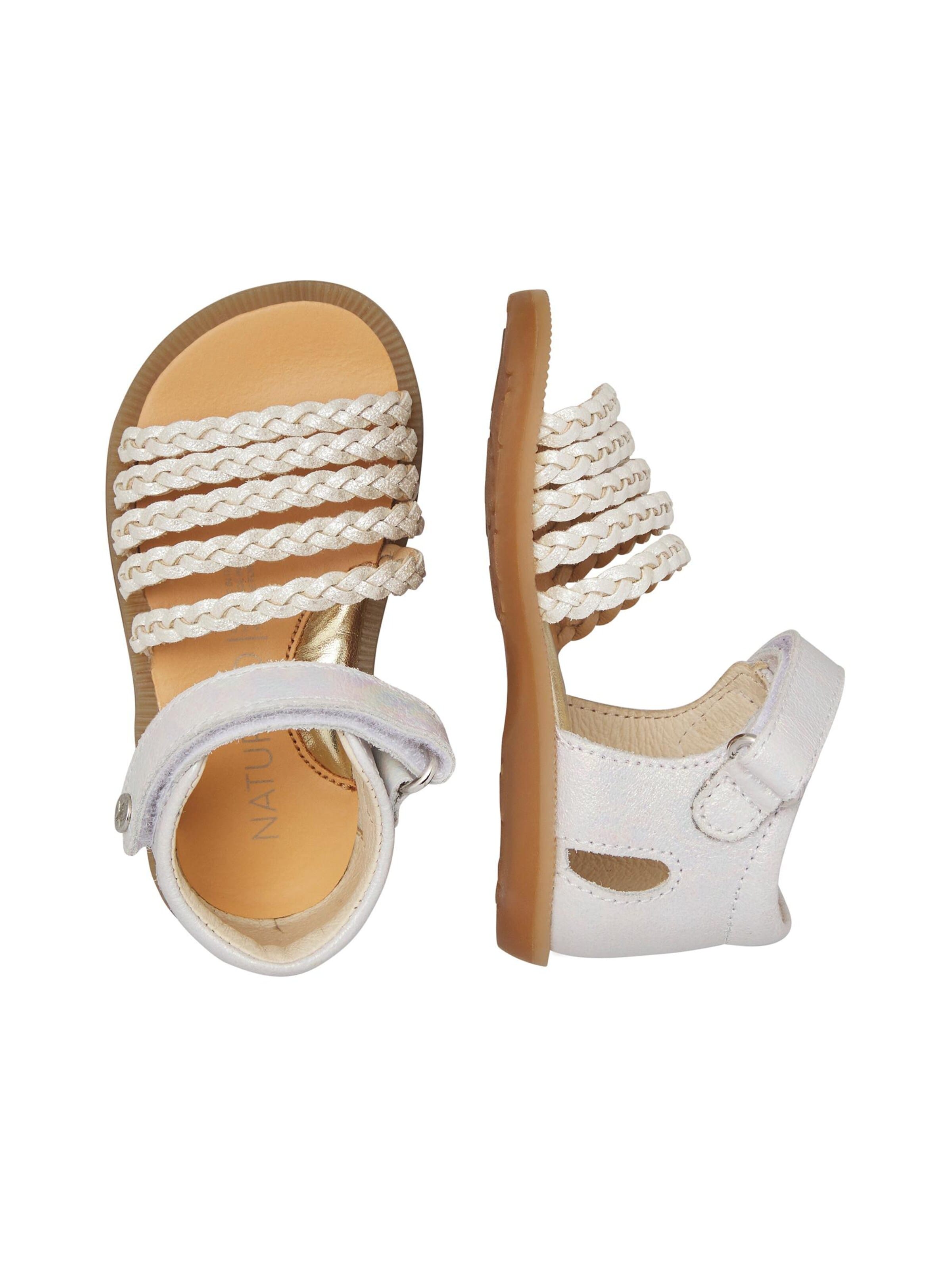 NATURINO Sandal 'RUBINO' in White