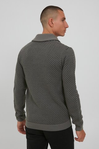 INDICODE JEANS Strickpullover 'COPENT' in Grau