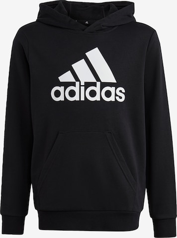 melns ADIDAS SPORTSWEAR Sportiska tipa džemperis 'Big Logo Essentials '