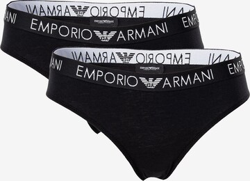 Emporio Armani Slip in Zwart: voorkant