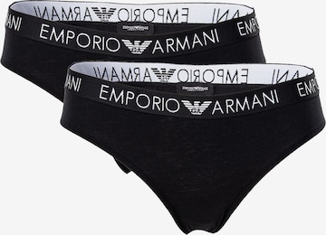 Slip di Emporio Armani in nero: frontale