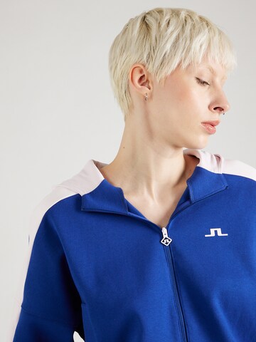 J.Lindeberg Sportief sweatvest 'Amelia' in Blauw