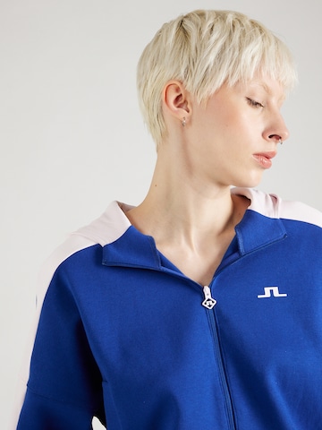 J.Lindeberg Sportsweatjacke 'Amelia' in Blau