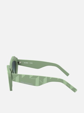 Karl Lagerfeld Zonnebril in Groen