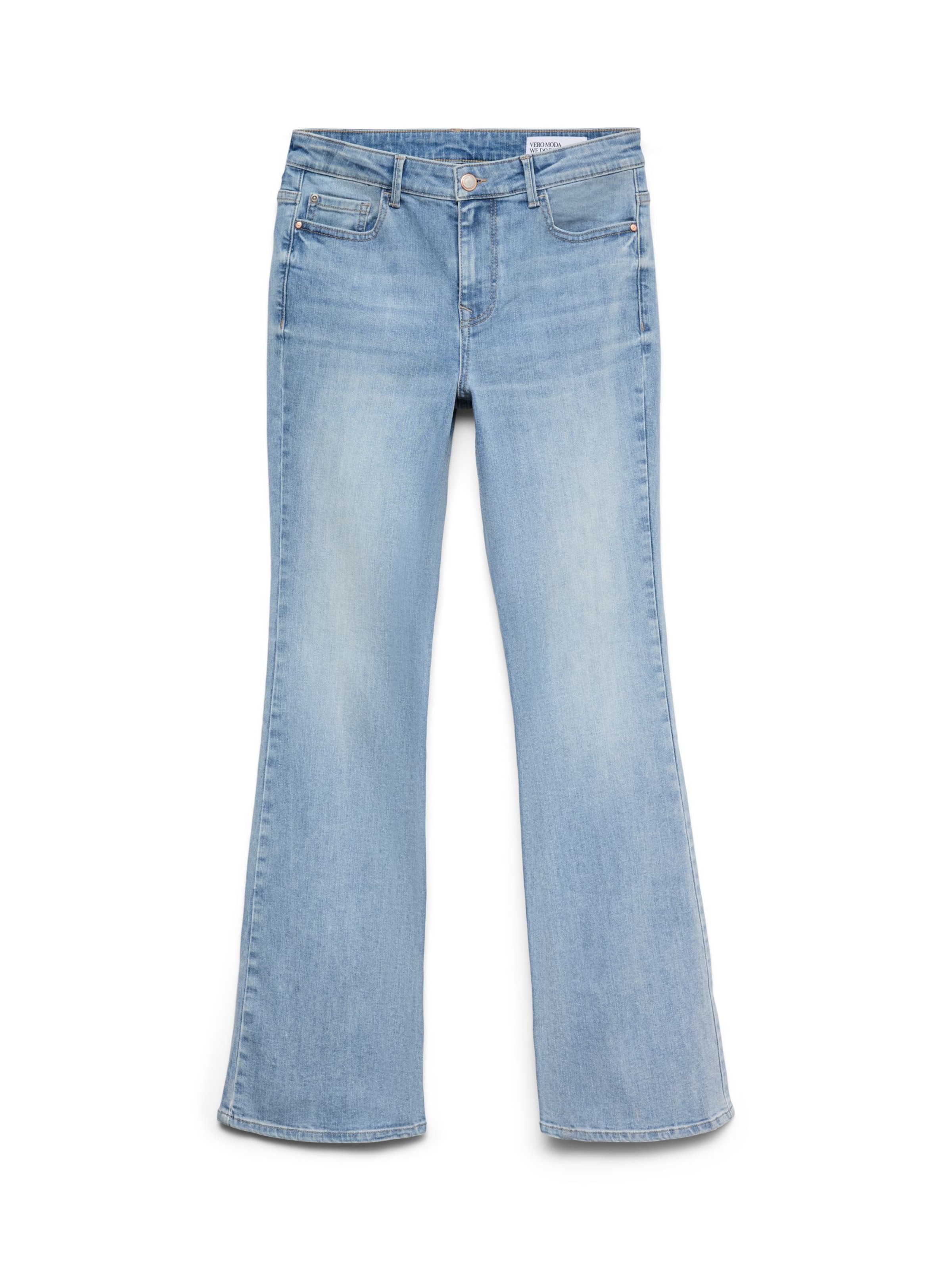 VERO MODA Flared Jeans 'VMFLASH' in Blauw: voorkant