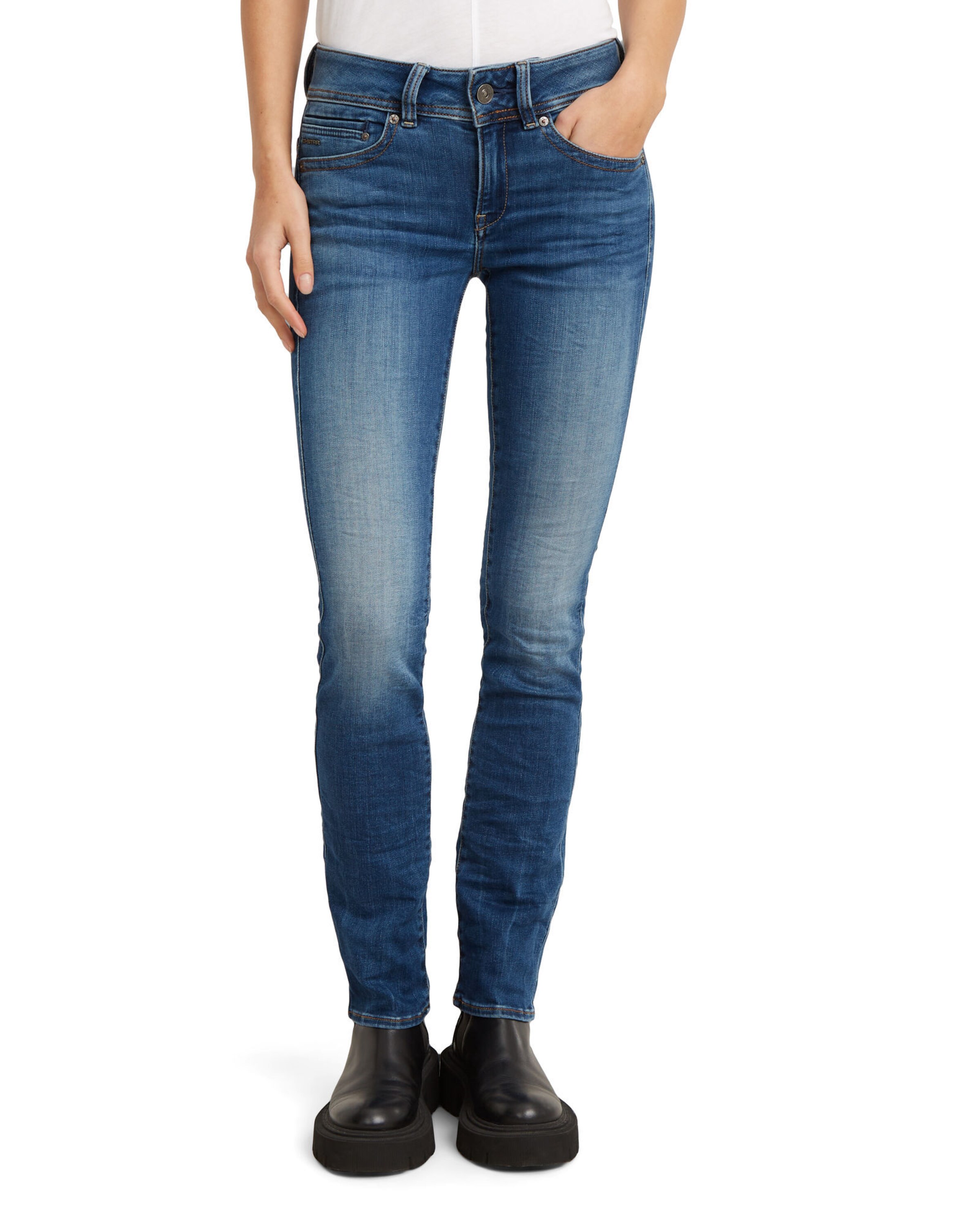G-STAR Tapered Jeans 'Midge Saddle' in Blue: front