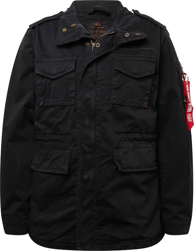 ALPHA INDUSTRIES Jacke 'Huntington' in Schwarz ALPHA INDUSTRIES Jacke 'Huntington' in Schwarz