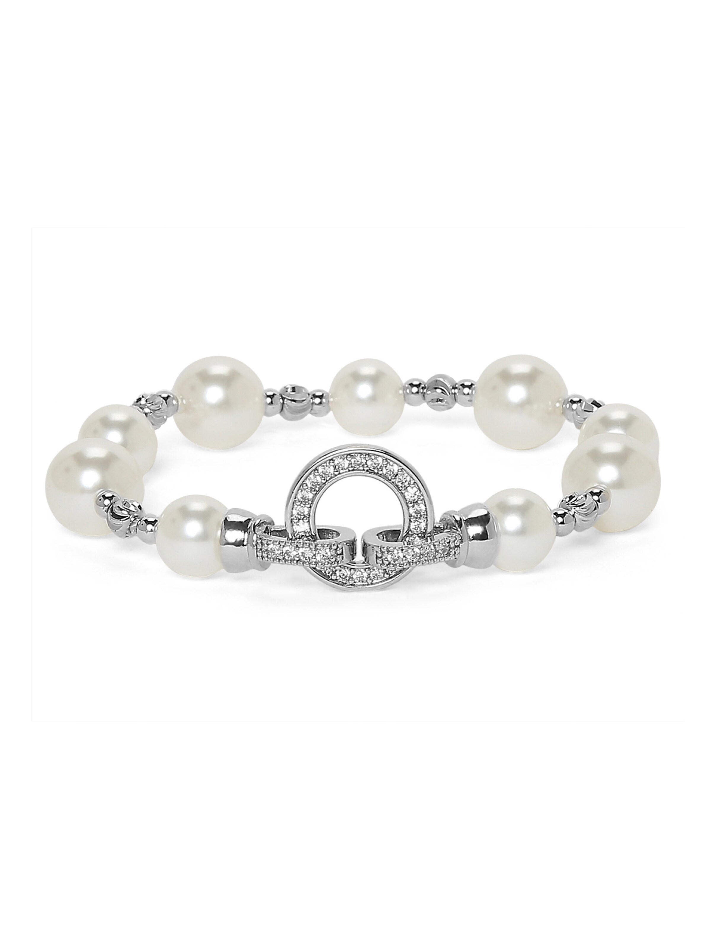 MISH Armband 'Hibiscus ' in Silber: Vorderseite