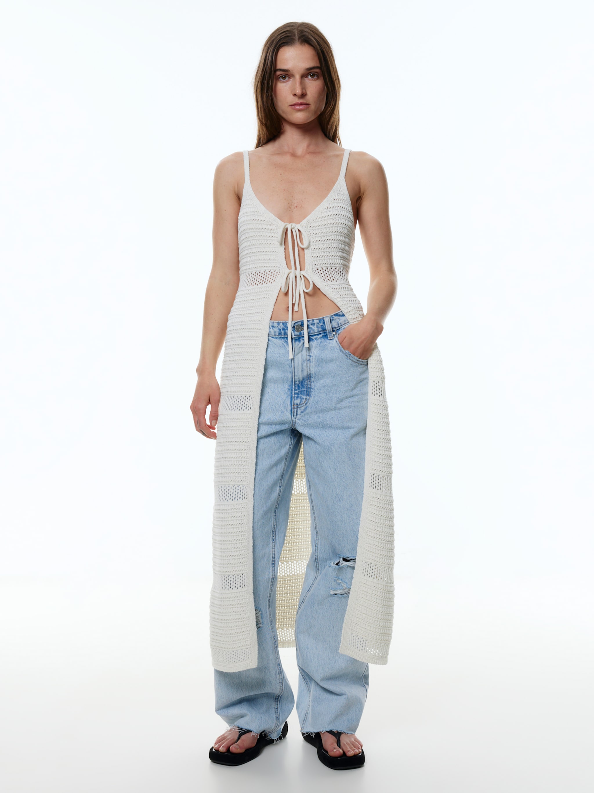 EDITED Kleid 'Katalina' creme