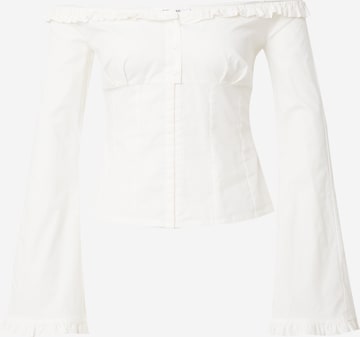 SHYX Блуза 'Cornelia' в бяло: отпред