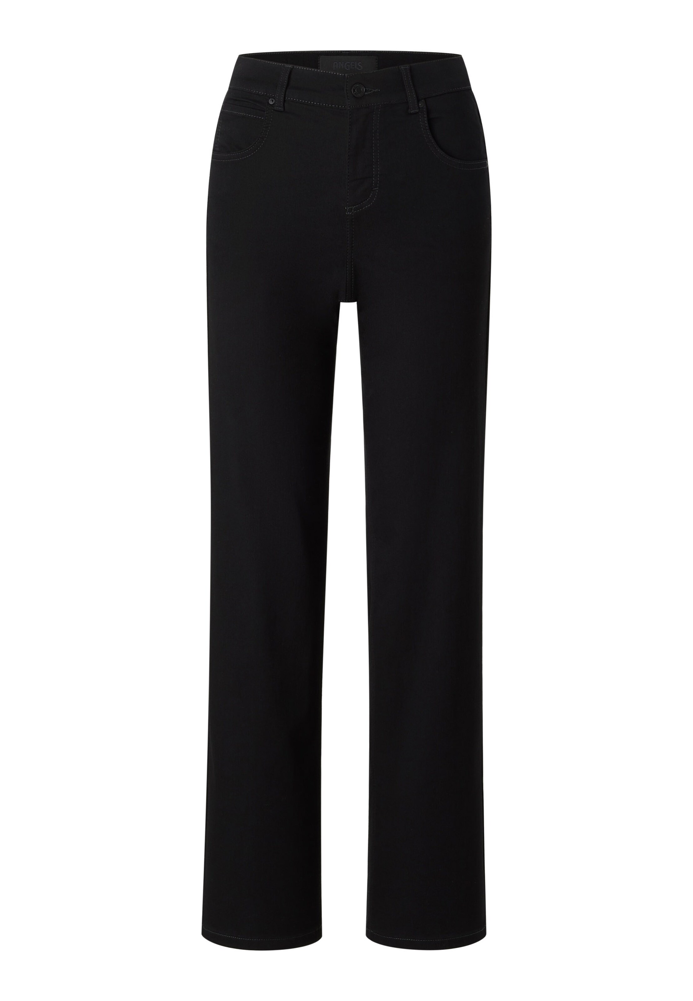 Angels Wide leg Jeans in Zwart: voorkant