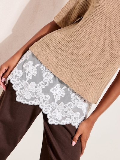 Friends Like These Sweater in XXXL in Beige / White, Item view