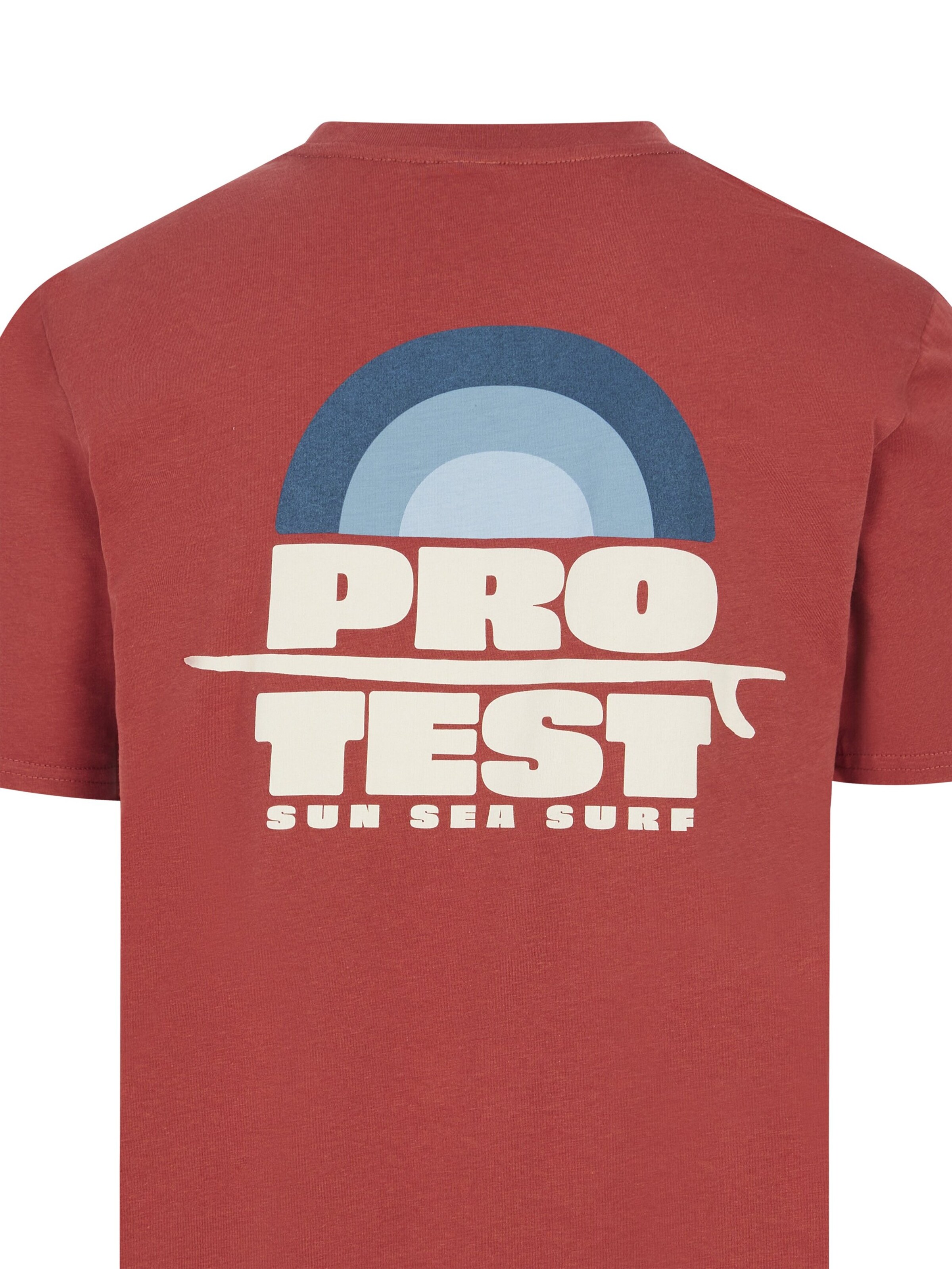 PROTEST Shirt 'PRTBaio' in Red