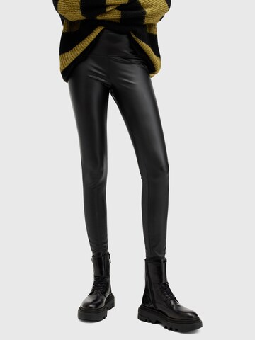 Skinny Leggings 'CORA' di AllSaints in nero: frontale