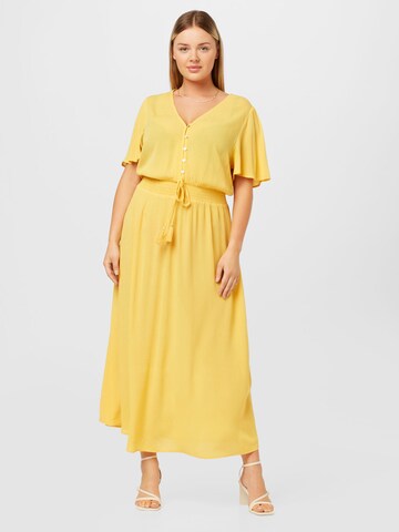 ABOUT YOU Curvy Dress 'Duffy' in Yellow