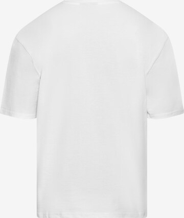 Dropsize T-Shirt 'Embo' in Weiß