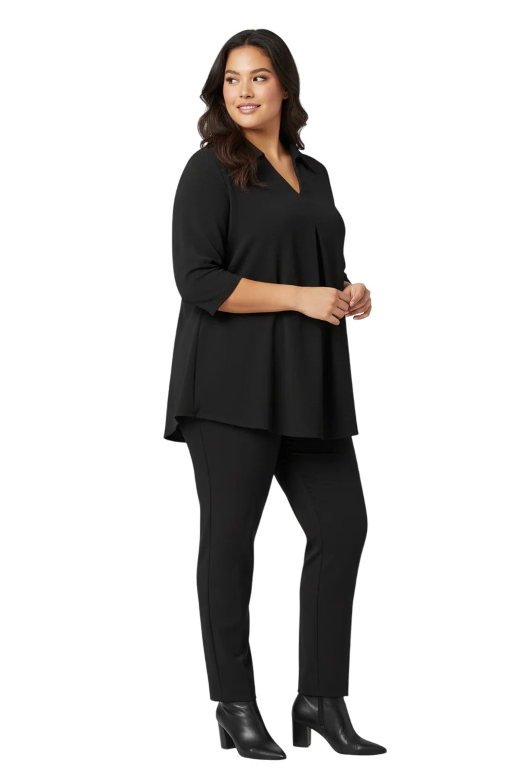 Shape Of You Bluse in Schwarz