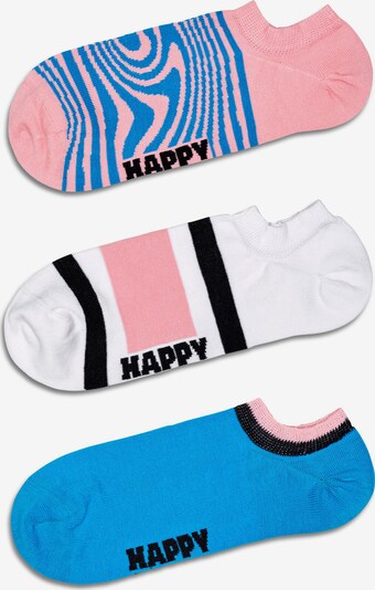 Happy Socks Κάλτσες 'Dizzy No Show' σε μπλε / ανοικτό ροζ / λευκό, Άποψη προϊόντος