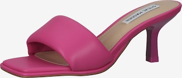 STEVE MADDEN Mules in Pink: front