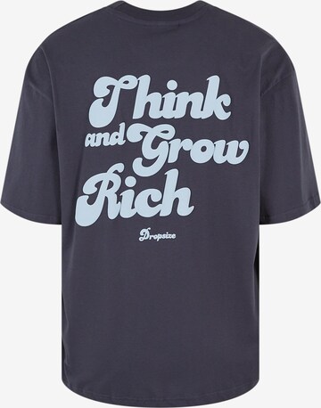 Dropsize - Camisa 'Grow Rich' em azul