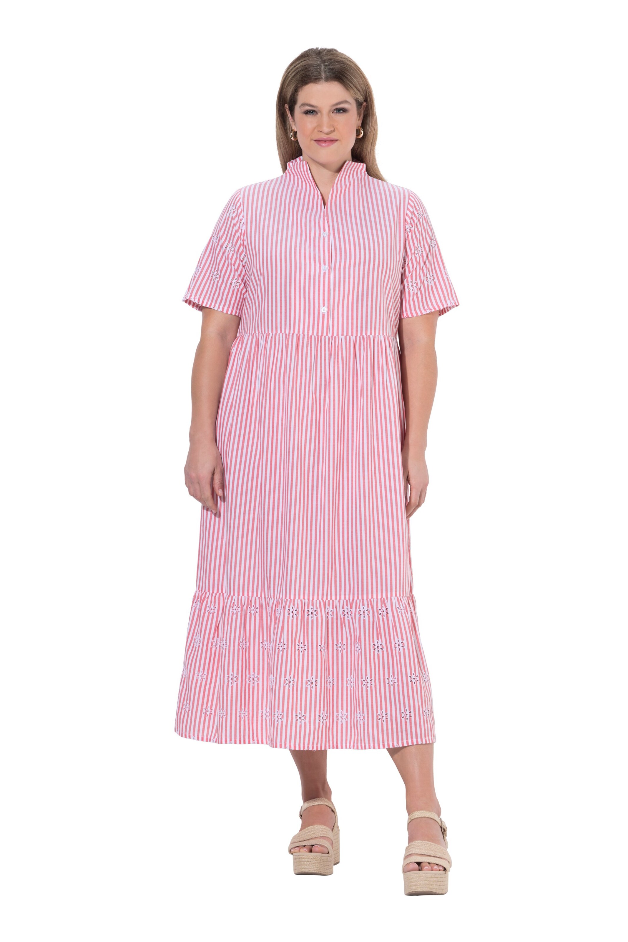 Ulla Popken Kleid in Rot: Vorderseite