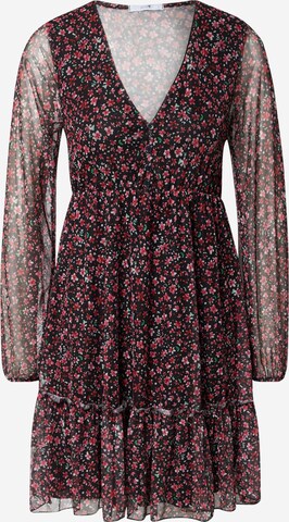 Hailys - Vestido camisero 'Rosa' en negro: frente