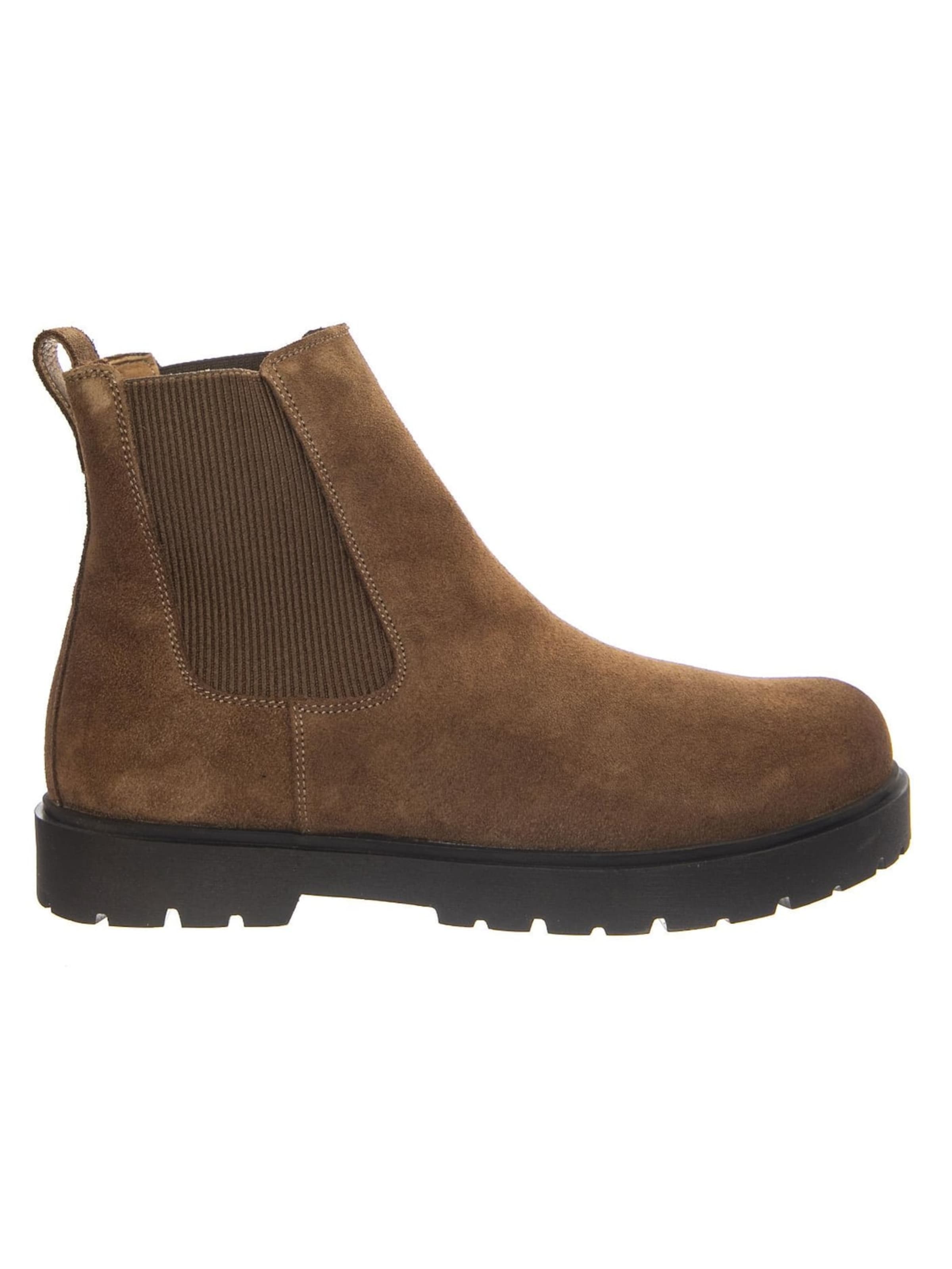 BIRKENSTOCK Boot 'Highwood Slip On Mid N Dark Tea, Suede Leather' in Brown