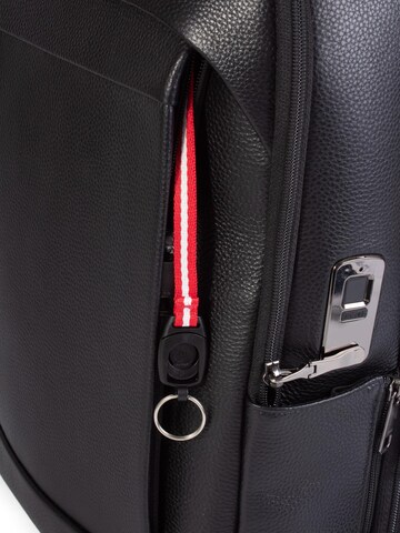 Sac à dos 'AUREX FINGERPRINT TECH.' CYCAS D'OR en noir