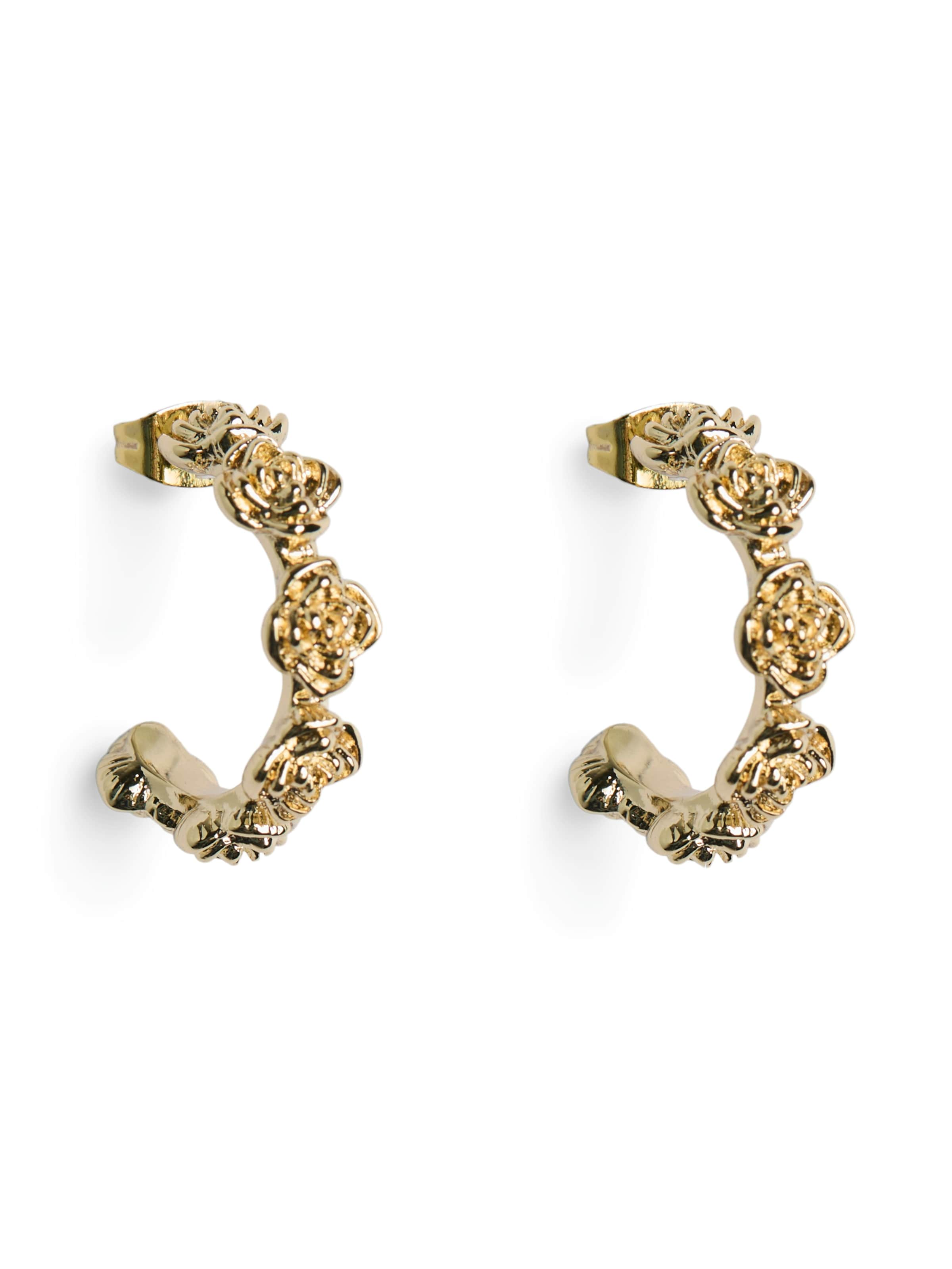 Orecchini 'PCDINNA' di PIECES in oro: frontale