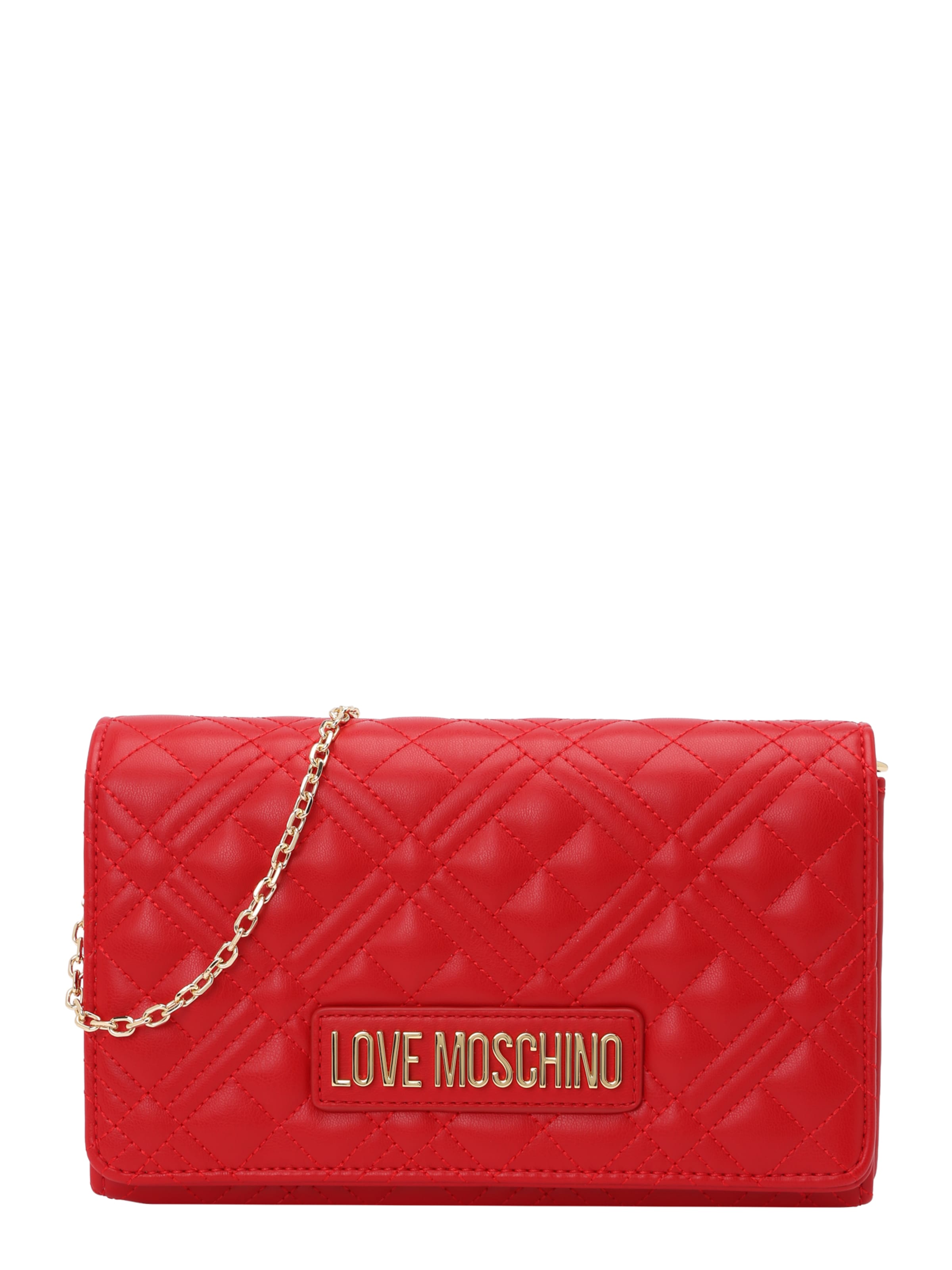 Borsa a tracolla di Love Moschino in rosso: frontale