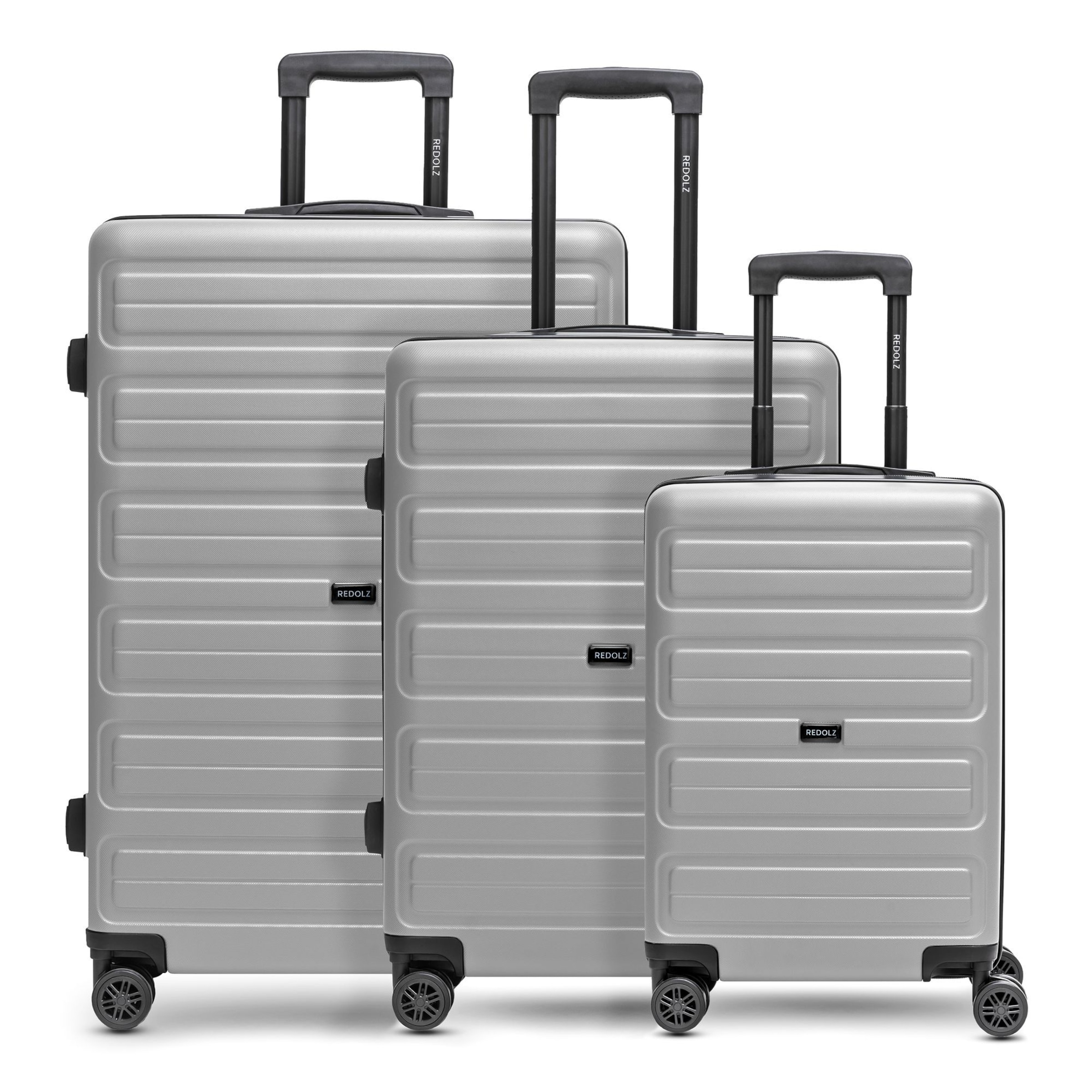 Redolz Suitcase Set in Grey: front
