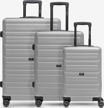 Redolz Suitcase Set in Grey: front