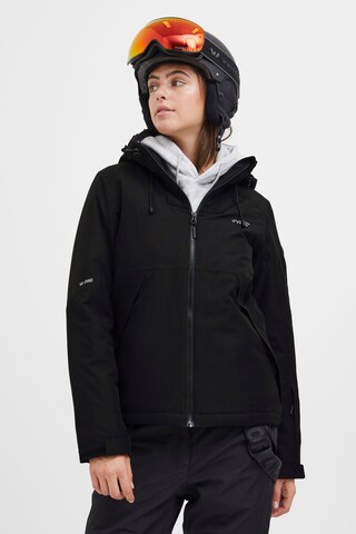 North Bend Athletic Jacket 'Octasia' in Black: front