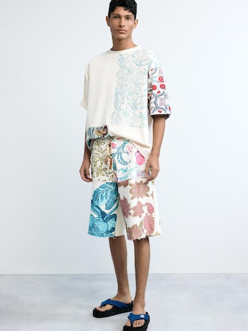 Desigual Regular Trousers in White