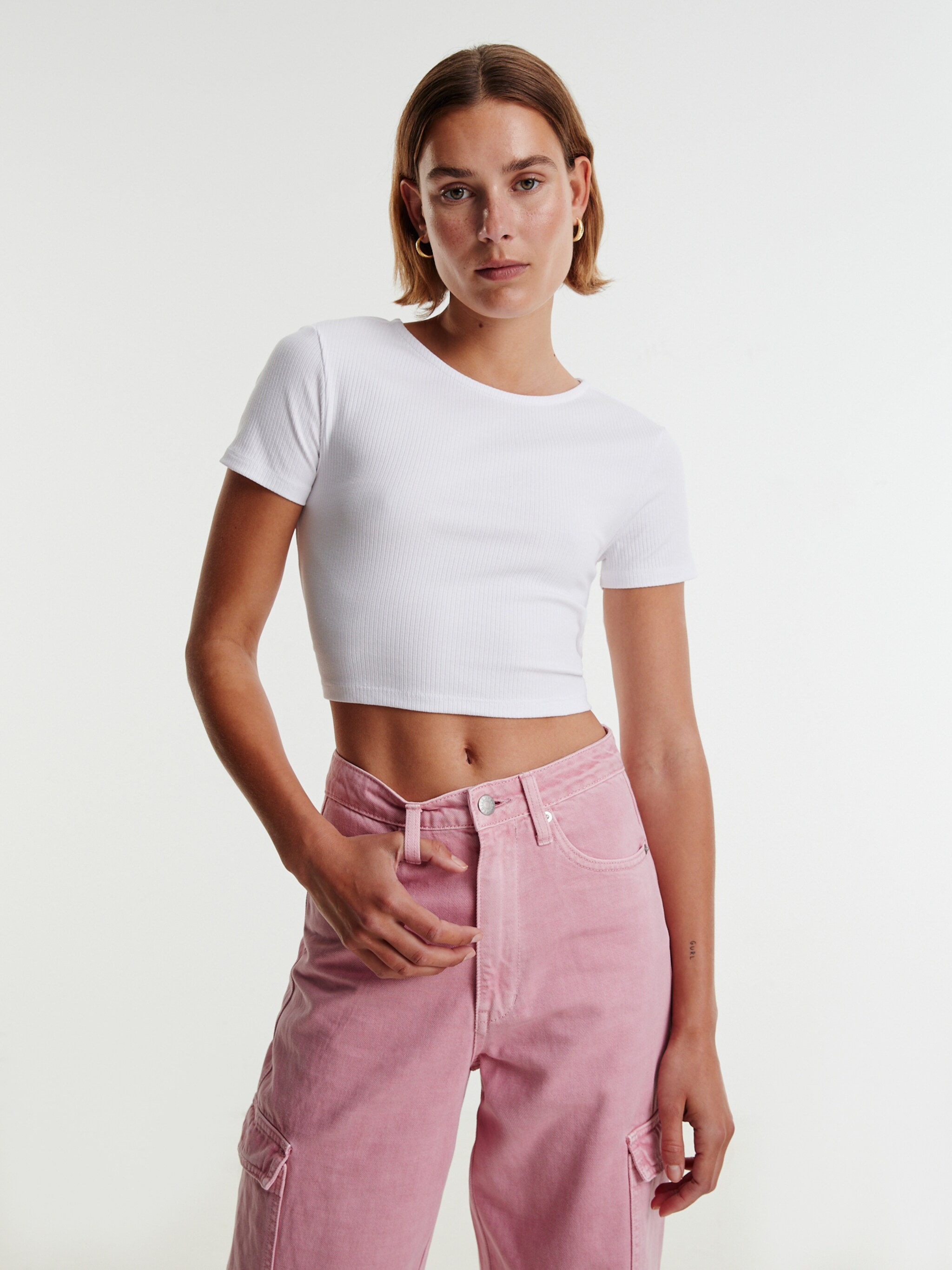 EDITED Producten Shirt 'Anke' Wit