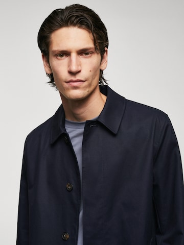 Manteau mi-saison 'CHAYTON' MANGO MAN en bleu