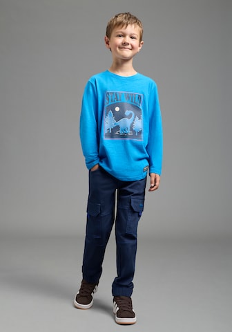 SCOUT Regular Cargohose in Blau: Vorderseite