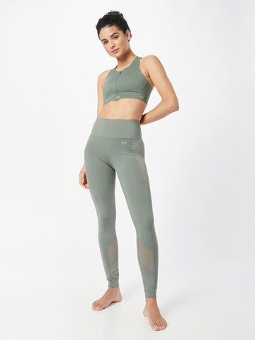 HKMX Skinny Workout Pants 'Oh My Squat' in Green